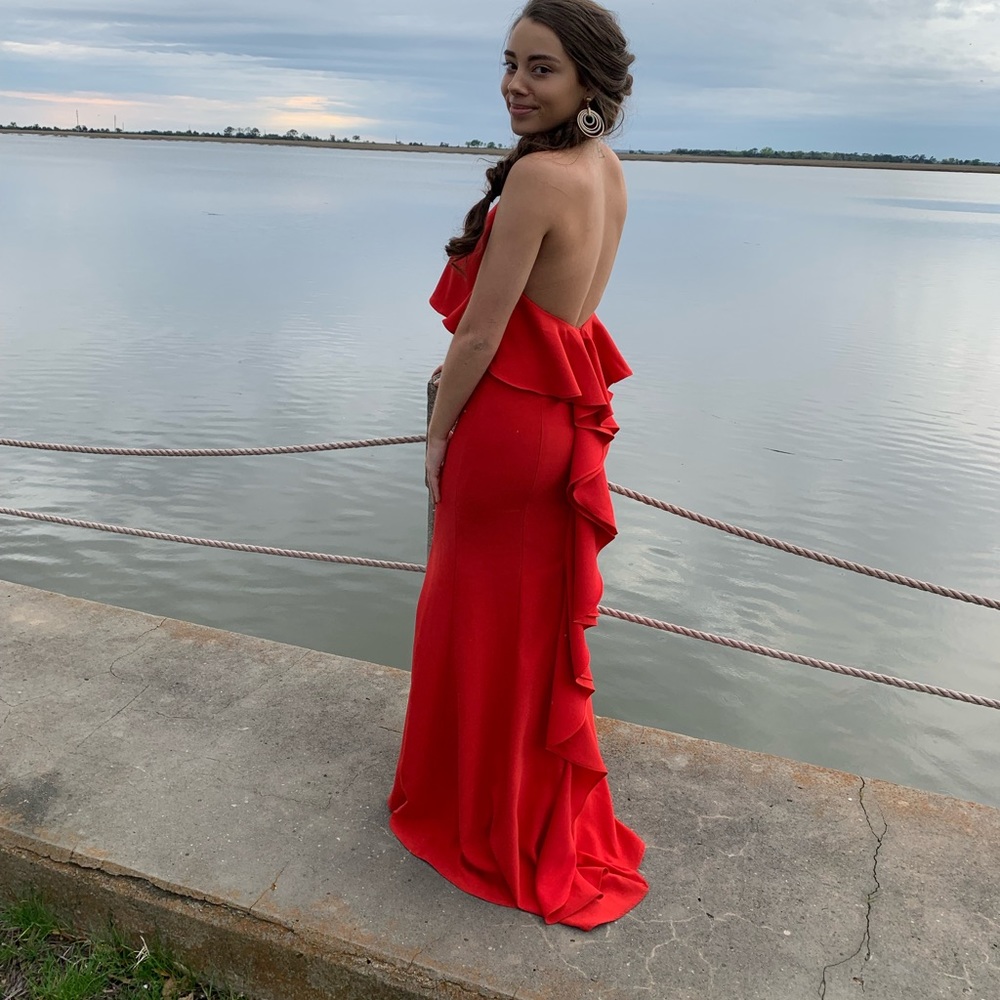 Red prom dress